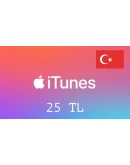 iTunesGift Card - 25 TL (Турция) Без комиссии