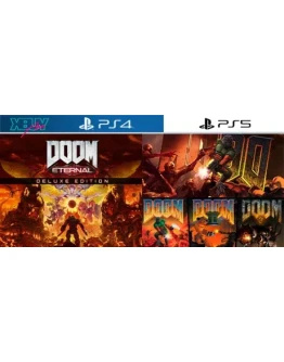DOOM Eternal Deluxe + DOOM 1,2,3 PS4 PS5 активация