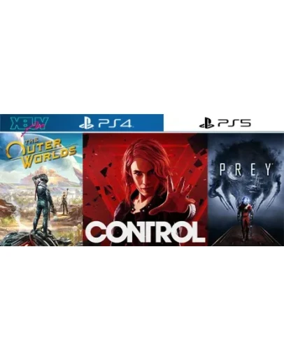 The Outer Worlds / Prey / Control PS4 PS5 П3 актив