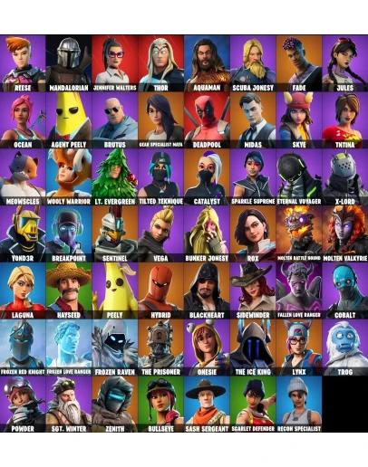 FORTNITE56+ ОБЛИЦОВ АККАУНТOG PEELY BREAKPOIN ПОЧТА