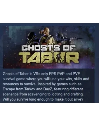 Ghosts Of Tabor АВТОДОСТАВКА STEAM GIFT РОССИЯ