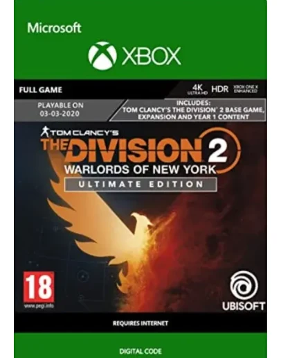 THE DIVISION 2 WARLORDS OF NEW YORK ULTIMATE XBOX КЛЮЧ