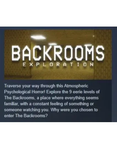 Backrooms Exploration АВТОДОСТАВКА STEAM РОССИЯ