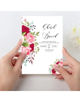 Шаблон приглашения на свадьбу 242