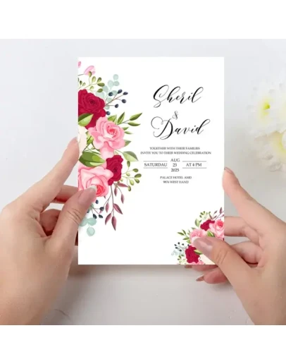 Шаблон приглашения на свадьбу 242