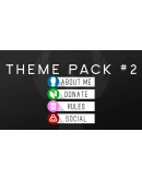 Коллекция 27 наборов кнопок для Twitch в формате PSD