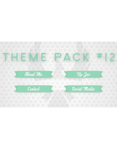 Коллекция 27 наборов кнопок для Twitch в формате PSD