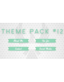 Коллекция 27 наборов кнопок для Twitch в формате PSD