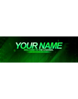 Psd-шаблон баннер (шапки) для Twitch Neon