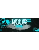 Psd-шаблон баннер (шапки) для Twitch Smile