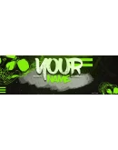 Psd-шаблон баннер (шапки) для Twitch Smile