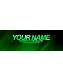 Psd-шаблон баннер (шапки) для Twitch Neon Psd-шаблон баннер (шапки) для Twitch Neon