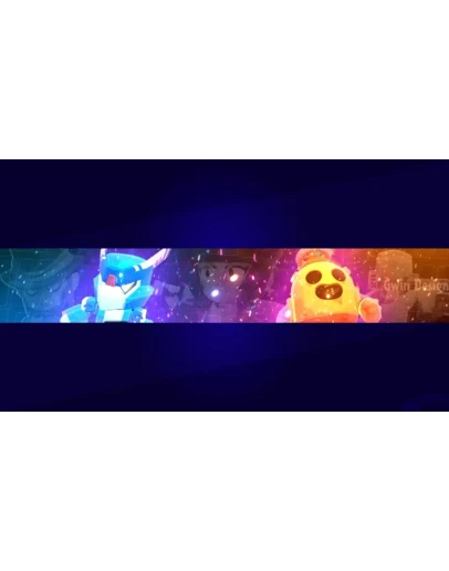 Brawl Stars: PSD шапки и фоны для Youtube Twitch