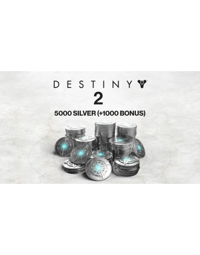 5000 (+1000 Bonus) Destiny 2 Серебро (PC) WINDOWS