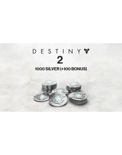 1000 (+100 Bonus) Destiny 2 Серебро (PC) WINDOWS