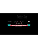 50 PSD шаблонов шапок для YouTube