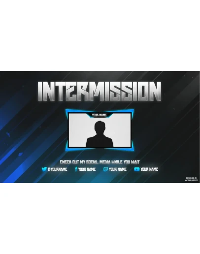 Заставки и оверлеи Twitch для Photoshop