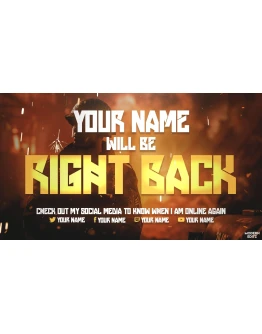 Заставки и оверлеи Twitch для Photoshop Call Of Duty WW