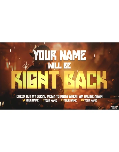 Заставки и оверлеи Twitch для Photoshop Call Of Duty WW Заставки и оверлеи Twitch для Photoshop Call Of Duty WW