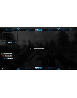 Заставки и оверлеи Twitch Photoshop брутальный стиль