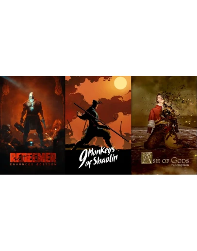 9 Monkeys of Shaolin + Ash of Gods + Redeemer Bundle