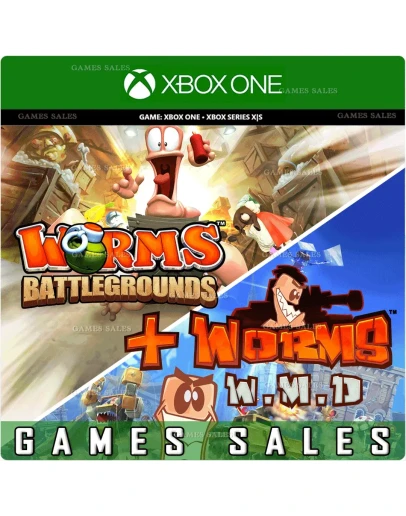 WORMS BATTLEGROUNDS + WORMS W.M.DXBOXКЛЮЧ