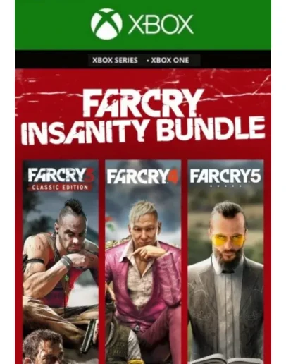 FAR CRY INSANITY BUNDLE (3+4+5)XBOX КЛЮЧ FAR CRY INSANITY BUNDLE (3+4+5)XBOX КЛЮЧ
