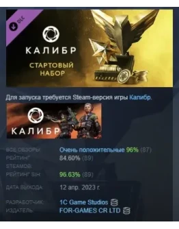 Калибр: Стартовый набор Caliber Starter Pack DLC STEAM