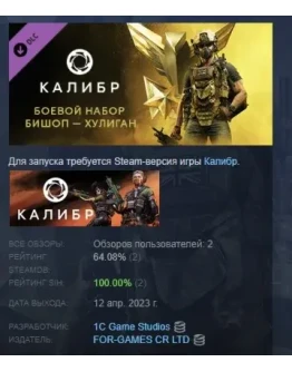 Калибр: Боевой набор Бишопа Хулигана DLC STEAM РОССИЯ