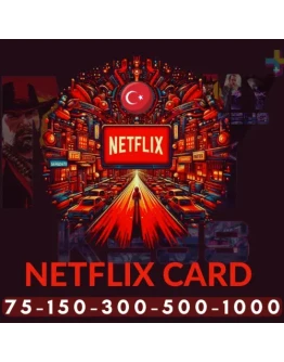 NETFLIX ТУРЦИЯ ПОДАРОЧНАЯ КАРТА 100-250-500+ ЛИРА