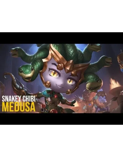 SMITE: Medusa GOD + skin Snakey Chibi ( Region free )