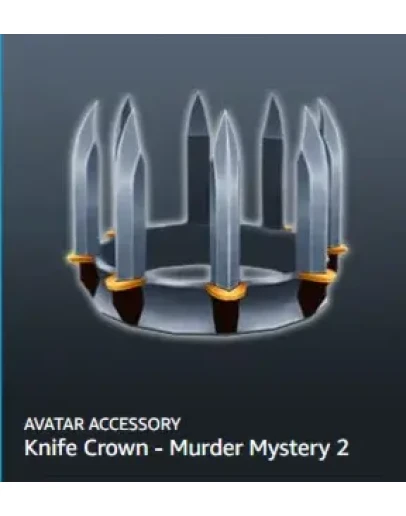 Roblox DLC Murder Mystery 2 - Knife Crown