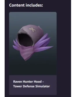 Roblox DLC: Raven Hunter Hood Tower Defense