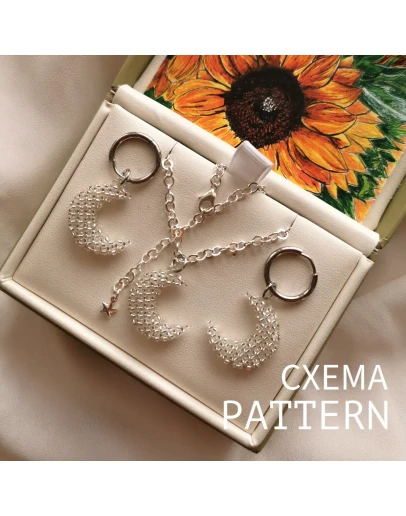 Схема для бисера: Луна RUEN