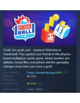 Toasterball АВТОДОСТАВКА STEAM РОССИЯ Toasterball АВТОДОСТАВКА STEAM РОССИЯ