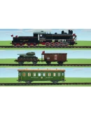 Поезд победы с вагонами