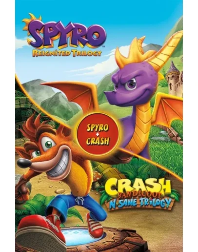 Набор Spyro + Crash Remastered Xbox активация
