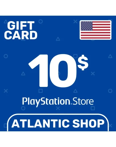 Карта Пополнения PSN 10 (USD) США