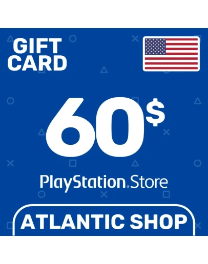 Карта Пополнения PSN 60 (USD) США