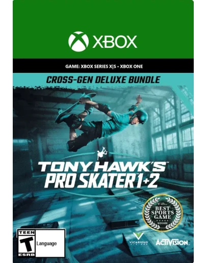 TONY HAWK'S PRO SKATER 1+2 CROSS-GEN DELUXEXBOX КЛЮЧ