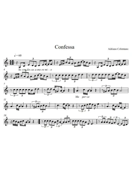 Adriano Celentano-Confessa (вокальная партия Amoll)