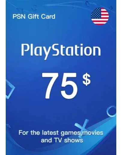 PLAYSTATION NETWORK PSN - 75 USD США + ПОДАРОК