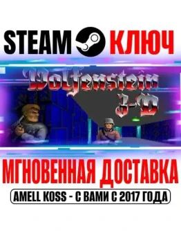 Wolfenstein 3D + Spear of Destiny Steam Ключ РФ+Мир