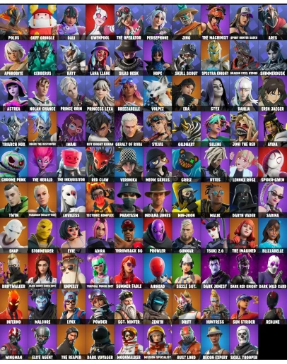 FORTNITE140+ ОБЛИЦОВ АКК + Экипа SKULLTROOPER+почта