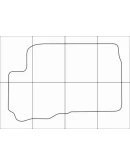 ALFA ROMEO 147 2000-10 Электронные лекала автоковриков