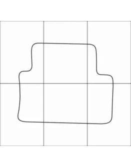ALFA ROMEO 159 2006-2010 Лекала автоковриков, векторные
