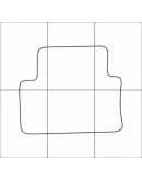 ALFA ROMEO 159 2006-2010 Лекала автоковриков, векторные