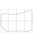 ALFA ROMEO 159 2006-2010 Лекала автоковриков, векторные