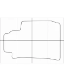 ALFA ROMEO 159 2006-2010 Лекала автоковриков, векторные