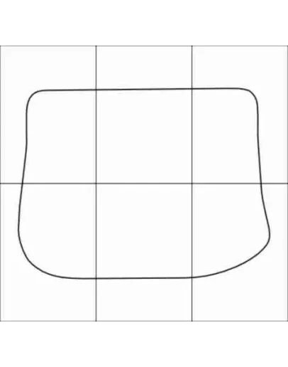 AUDI 80 B4 1991-1995 Лекала автоковриков, векторные